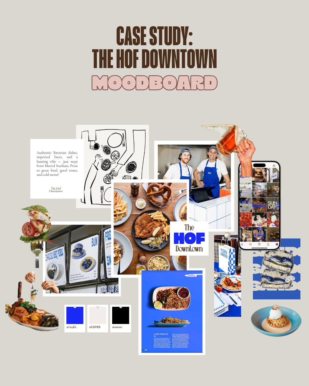 The Hof Downtown — Moodboard & brand direction